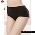 Plus Size XXXl Size Sexy Women Panties Breathable Solid Briefs Hipster Cotton Panties Love Pink Underwear. 