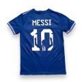 Argentina Away Kit 2022 World Cup Messi Printed. 