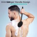 DISICHEN Affordable Double-Sided Silicone Back Scrubber Long Handle Long Handle Body Bath Brush Mud Back Scrubber Shower Massage Exfoliation Brush. 