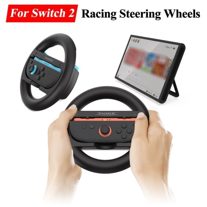 2pcs/Set Racing Steering Wheels for Nintendo Switch 2 Joycon Controller ...