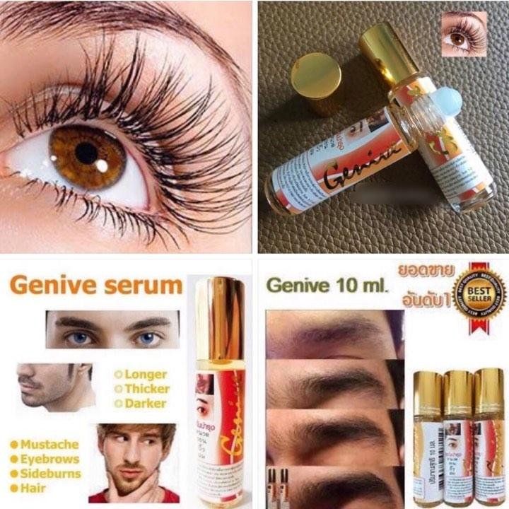 Genive Serum For Growth Of Eyelashes, Eyebrow And Beard/Mustache