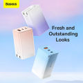 Baseus 65W GaN5 Pro Charger Quick Charge 4.0 3.0 Type C PD USB Charger Portable Fast Charger For Laptop Tablet Phone. 