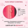 Godrej aer Matic Kit (Machine + 1 Refill) - Automatic Room Fresheners with Flexi Control Spray | Petal Crush Pink | 2200 Sprays Guaranteed | Lasts up to 60 days (225 ml). 