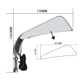 Designed for Motorcycle LED Rear View Mirrors Black. 