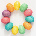 24 Pack 3 Inch Easter Foam Egg White Egg Craft Egg Foam Natural Polystyrene Egg Foam Handmade Egg Ball. 