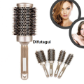 Difutagui New style Barrel Comb 2 Combs Ceramic Iron [Hot Recommendation] 1PC Professional Salon Styling Comb 4 Sizes Round Hair Curling Brush. 