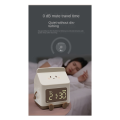 1 PCS Milk Carton Alarm Clock Wind Milk Carton Electronic LED Smart Clock Bedroom Bedside Dormitory Student Clock Brown. 