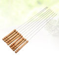 Barbecue Skewers 12Pcs Set With Woodern Handle. 