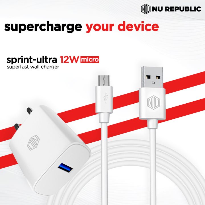 Nu%20Republic%20Sprint%20Ultra%2012W%20Fast%20Charger%20&%20Cable%20Combo%20%7C%201%20Meter%20Cable%20With%20Input%20USB%20Type%20A%20&%20Output%20Micro-USB%20-%20Image%202