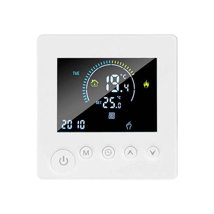TUYA Thermostat Temperature Controller Water Electric Floor Heating TRV 16A Digital LCD Display Wall Mounted Easy Install