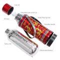 3 Litre Chinese Double Wall Insulated Flask Vacuum Thermos Astamangala & Dragon. 