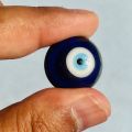 Blue Evil Eye Charm. Amulet. Round Shape Pendant For Necklace & Bracelet. 