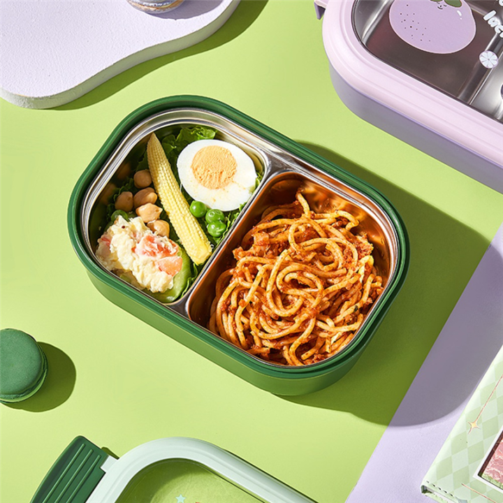 JAERBEE%20Children'S%20Lunch%20Box%20Children'S%20Sealed%20&%20Lovely%20Portable%20Food%20Containers%20Heatable%20Lunch%20Box%20Pink%20-%20Image%209