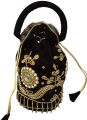 Women Bags Top Handle Party Velvet Potli Bags. 
