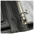 Pullhee-2X Black A4 Executive Conference Folder Portfolio PU Leather Document Organiser. 