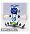 Interactive Dancing Robot with LED Lights and Music. 