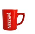 MBT Red Ceramic Tea & Coffee Mug. 