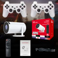 HY300 Smart Projector Android 13 Mini Home Theater Full HD 1080P WiFi Bluetooth HDMI USB Portable Projectors With Game Console. 