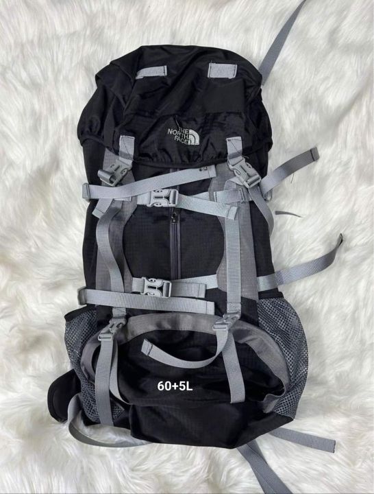 Trekking Hiking Travelling Bag 60+5L With Cover