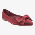 Maroon Color Fashionable Cock Shoes For Women. 