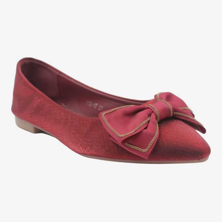 Maroon%20Color%20Fashionable%20Cock%20Shoes%20For%20Women%20-%20Image%204
