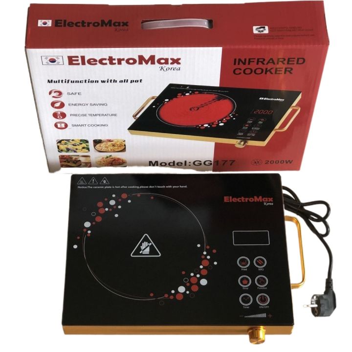 Electromax%20Infrared%20Cooker%20Ceramic%20Electric%20Hot%20Plate%20For%20Cookstove%20Dual%20Control%20Infrared%20Portable%20Countertop%20Burner%20Glass%20Plate%202000Wt%20-%20Image%202