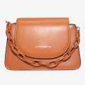 Brown Color Jing & Pin Cross Body Design Bag For Women. 