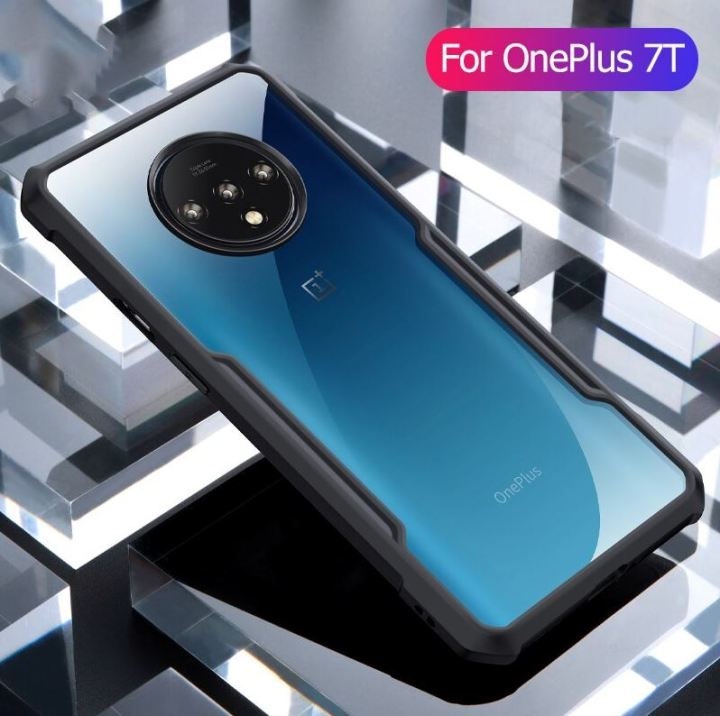 OnePlus%207T%20Bumper%20Shockproof%20Clear%20Case%20Cover%20Casing%20-%20Image%205