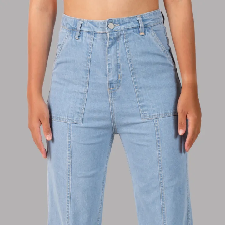 Nepster%20Light%20Blue%20High%20Rise%20Stretchable%20Fancy%20Straight%20Jeans%20For%20Women%20-%20Image%205