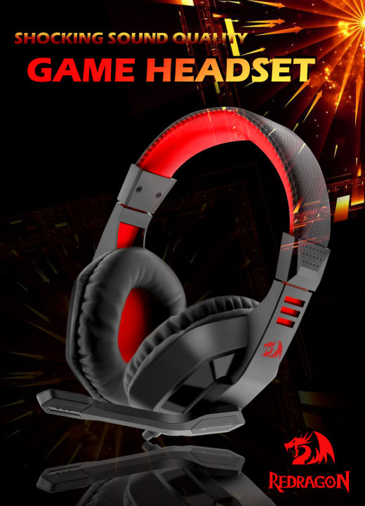 Redragon%20H120%20Wired%20Gaming%20Headset%20with%20Microphone%20and%20Volume%20Control%20for%20Mobiles/Smart%20Devices,%20PC%20and%20PS4%20-%20Image%205