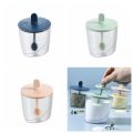 Plastic Spice Jar Combination with Lid 3-Color Seasoning Box Clear PP Condiment Container Kitchen. 