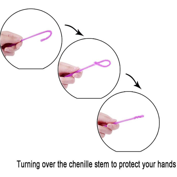 200%20Pcs%20Random%20Colors%20Pipe%20Cleaners%20Chenille%20Stem%206mmx12%20Inch%20For%20DIY%20Art%20Crafts%20Decorations%20-%20Image%205