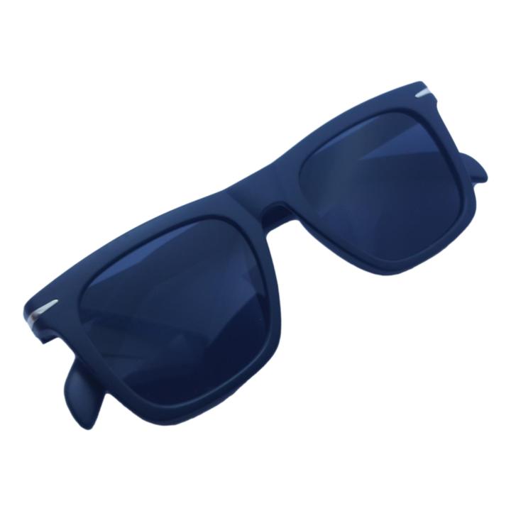 Square Matt Black Sunglasses For Men