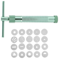 OUMERY Clay Extruder - Polymer Clay Extruder, Aluminum Alloy Clay Extruder , Rotary Mold Sugar Polymer Clay Extruder. 