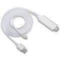 Lightning to HDMI Cable - MHL HDMI AV TV 1080P HDTV Adapter Cable. 
