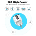 20A Smart Socket Tuya Wifi Smart Plug AC100-240V EU PLUG B. 