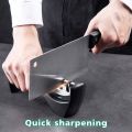 Manual Knife Sharpener 3-Stage Knife Sharpening Tool Professional | 3 Level Manual Knife Sharpening Tool. 