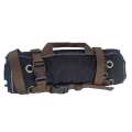 Heavy-Duty Waxed Canvas 15-Pockets Roll Up Tool Bag Organizer. 