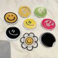 Korea Cute Cartoon Flower Smile Face Magnetic Holder Macsafe Ring Grip Tok Talk Magsafe Pocket Socket Sticker For iPhone Samsung. 