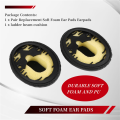 ARELENE A pair of black ear cushions with pad for QC3 Quiet Comfort 3 headphones. 