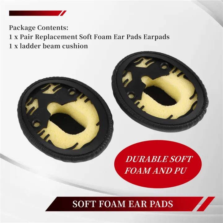 ARELENE%20A%20pair%20of%20black%20ear%20cushions%20with%20pad%20for%20QC3%20Quiet%20Comfort%203%20headphones%20-%20Image%205