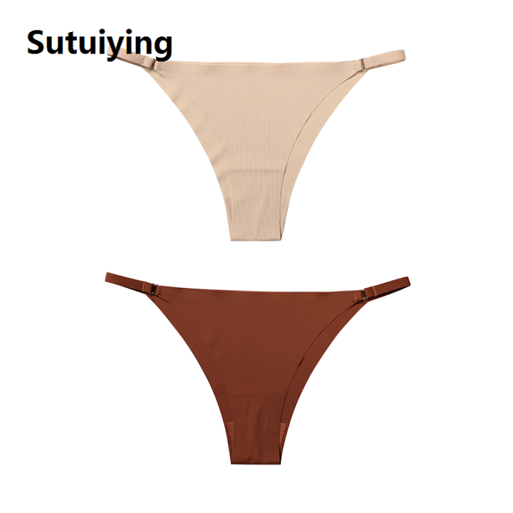 Sutuiying%201Pc/2Pcs/4Pcs/7Pcs/Set%20Women's%20Panty%20Thin%20Belt%20Cotton%20Crotch%20Briefs%20Comfortable%20Breathable%20Seamless%20Panties%20-%20Image%207