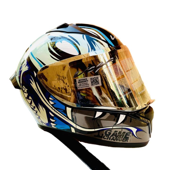 VEGA%20DOT%20APPROVED%20BOLT%20GAME%20CHANGER%20UV%20CHANGE%20COLOUR%20FULL%20FACE%20HELMET%20GLOSSY%20WHITE%20BLACK%20BLUE%20DECOR%20HELMET%20LIMITED%20EDITION%20CHANGES%20COLOUR%20MERCURY%20VISOR%20-%20Image%205