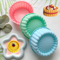 Kitchen accessories 6 Inch Charlotte Cake Pan Silicone Cheesecake Nonstick Round Silicone Baking Mold Cake Molds For Strawberry Shortcake Tart Pie JUE. 