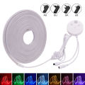 With Neon Outdoor Music Smart Waterproof With RGB Bluetooth Neon IP67 Timer Mode Flexible Rope Tape Remote Control. 