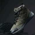 GS G10-G401 Olive Lace-Up Trekking Shoes For Men. 