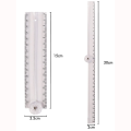 Isomars Transparent Folded Ruler Scale 12 Inch. 