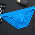 Spot ice silk underwear men's triangle summer underwear Men's Ice Silk sexy underwear men to figure sample OEM. 