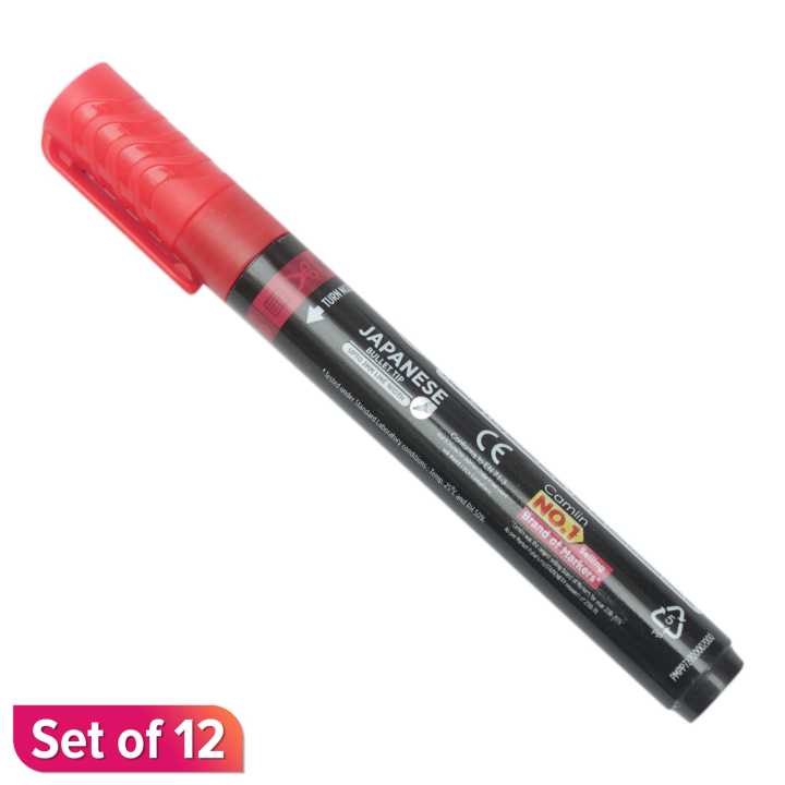 Permanent Marker Set Of 12