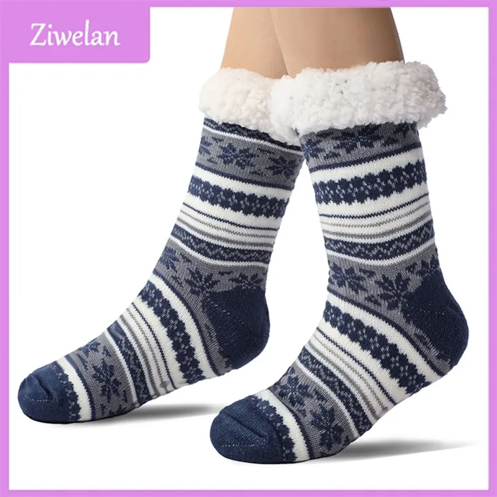 Ziwelan%20Slipper%20Socks%20with%20Extra%20Soft%20Lining%20Cozy%20Winter%20Slipper%20Socks%20with%20Non-slip%20Grips%20for%20Men%20Women%20Ultra%20Thick%20Cashmere%20Warm%20Fuzzy%20Home%20Socks%20Silicone%20Grip%20Slipper%20Socks%20for%20Women%20-%20Image%204